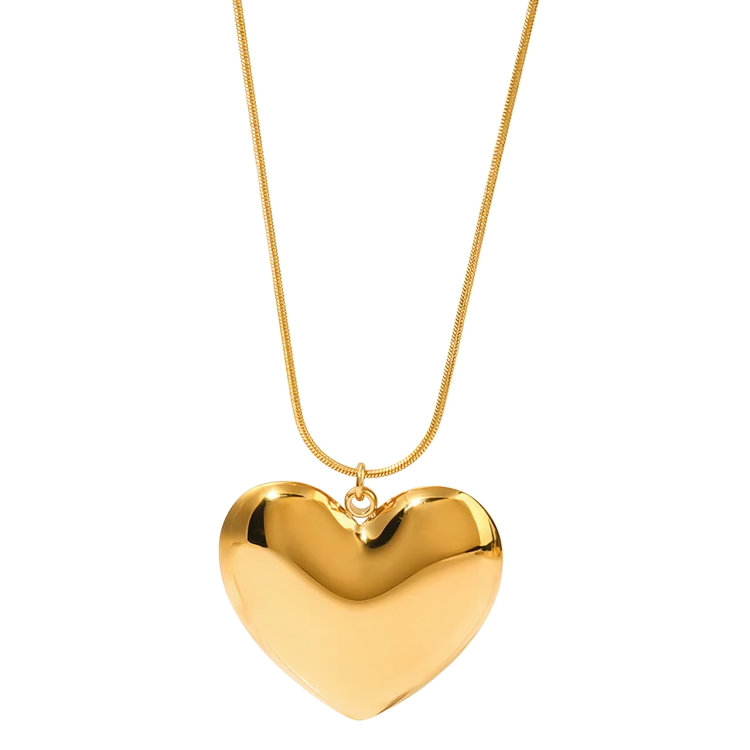 Chunky Heart Pendant - Oraish Store