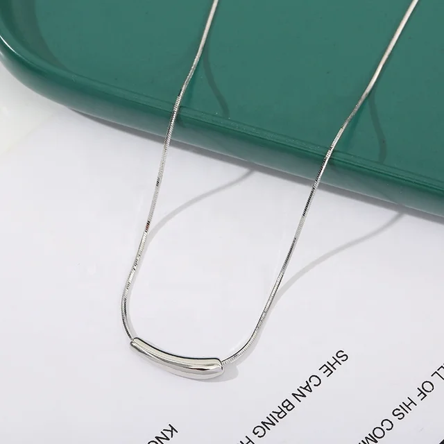 Clavicle Snake Bone Chain Necklace (Silver) - Oraish Store