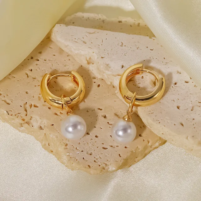 Pearl Drop Earrings - Oraish Store