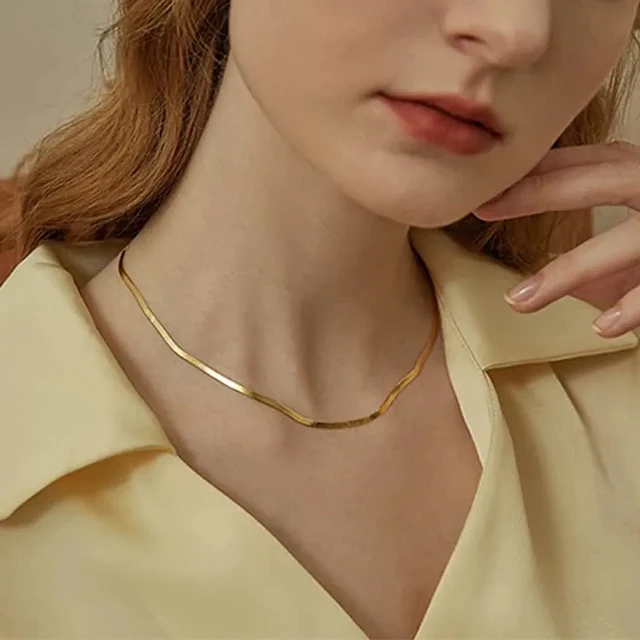 Snake Chain Necklace - Oraish Store