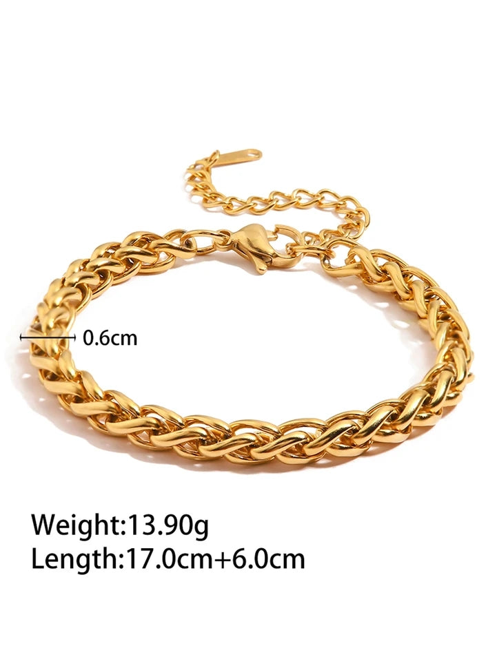 Braided Chain Bracelet - Oraish Store