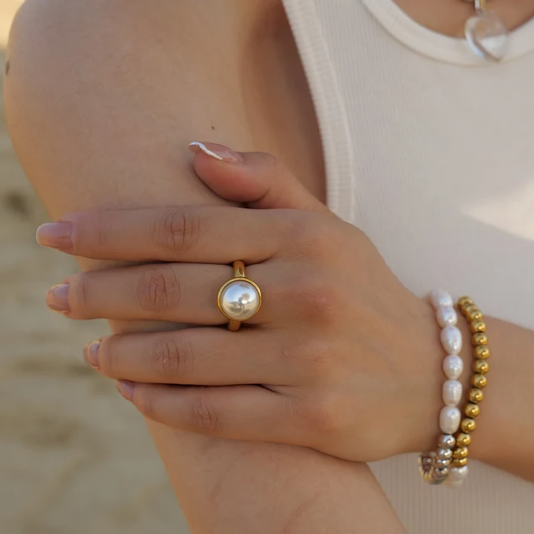 Pearl Ring - Oraish Store