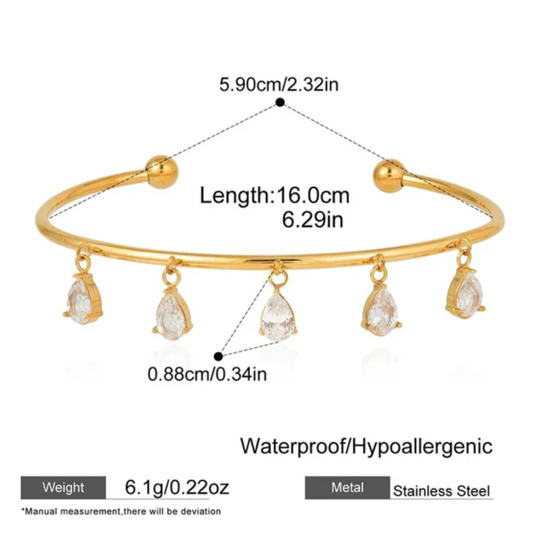 Crystal Cuff Bangle