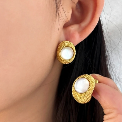 French Chunky C- Shaped Studs - Oraish Store