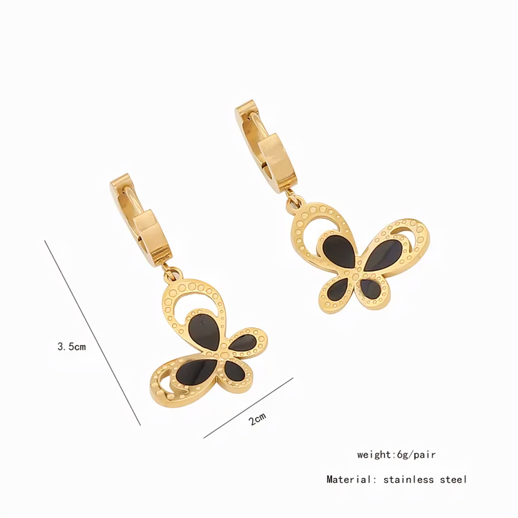 Bling Butterfly Earings