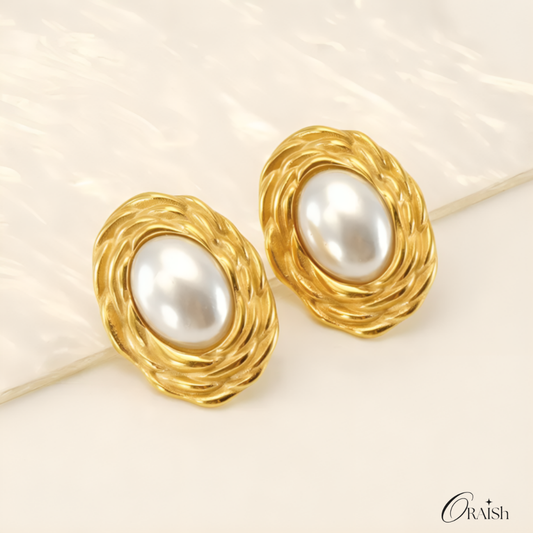 Zoraya Pearl Earrings - Oraish Store
