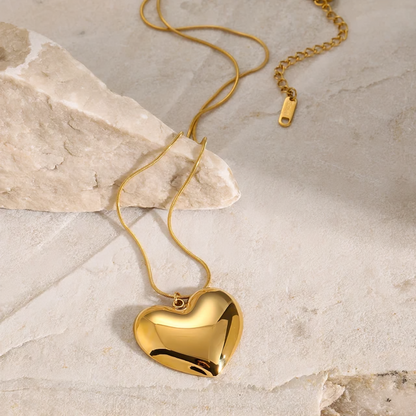 Chunky Heart Pendant - Oraish Store