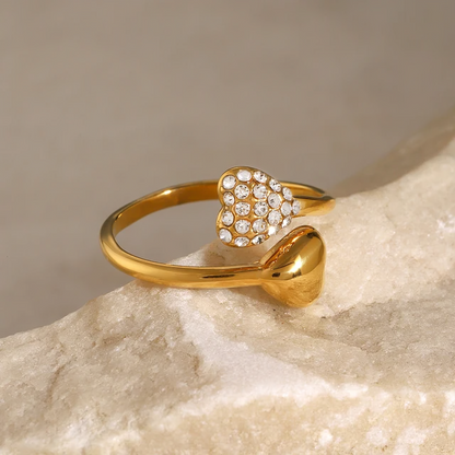 Rhinestone Open Ring - Oraish Store