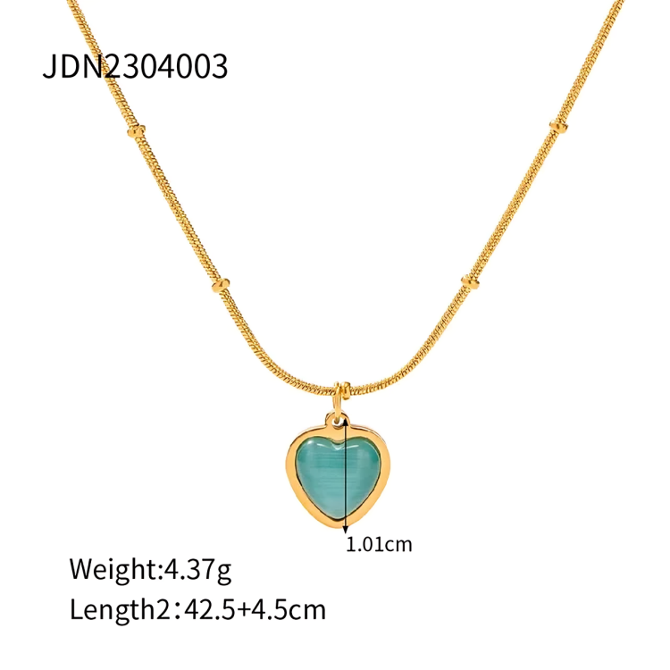 Blue Heart Pendant