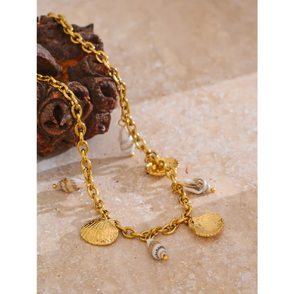 Shell Charm Pendant Necklace - Oraish Store