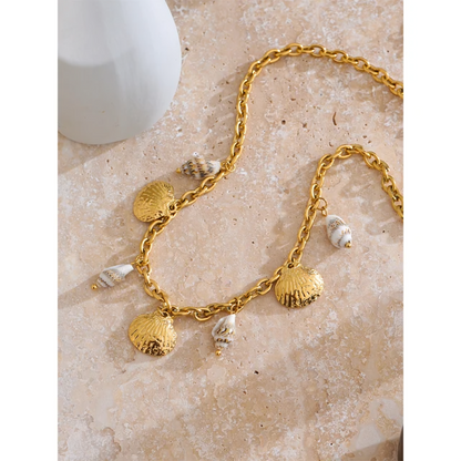 Shell Charm Pendant Necklace - Oraish Store