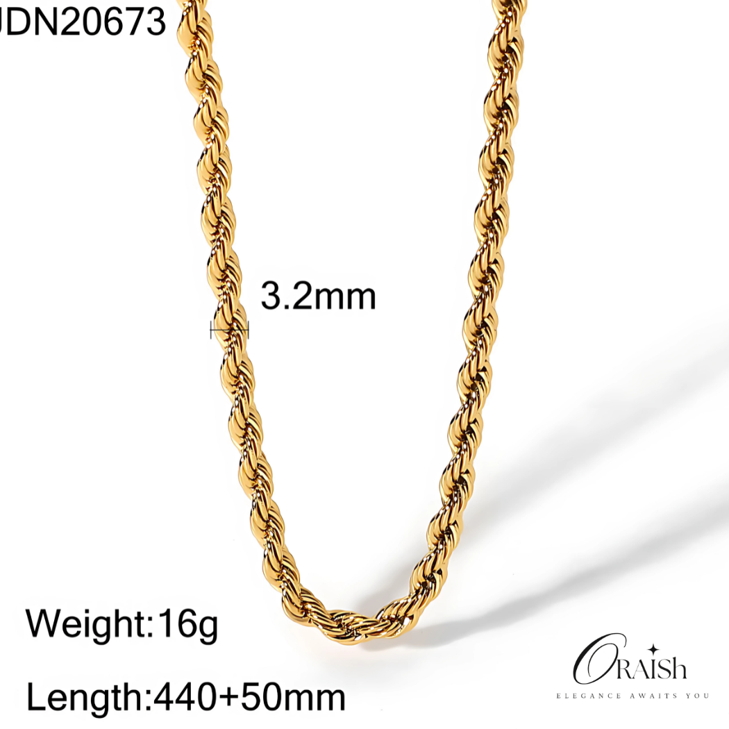 Nautical Rope Chain - Oraish Store