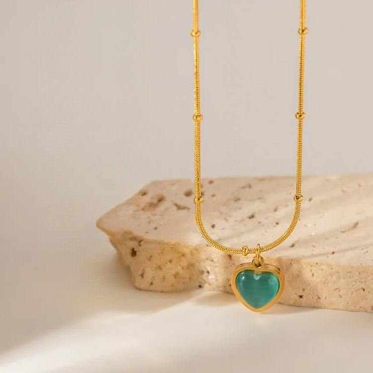 Blue Heart Pendant