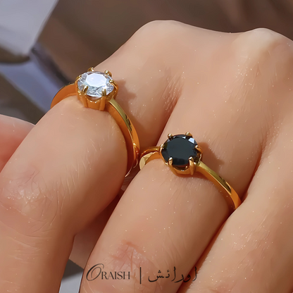 Black stone Ring