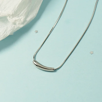 Clavicle Snake Bone Chain Necklace (Silver) - Oraish Store
