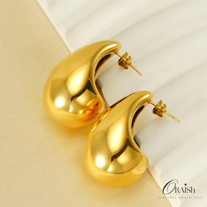 Golden Drop Earrings - Oraish Store