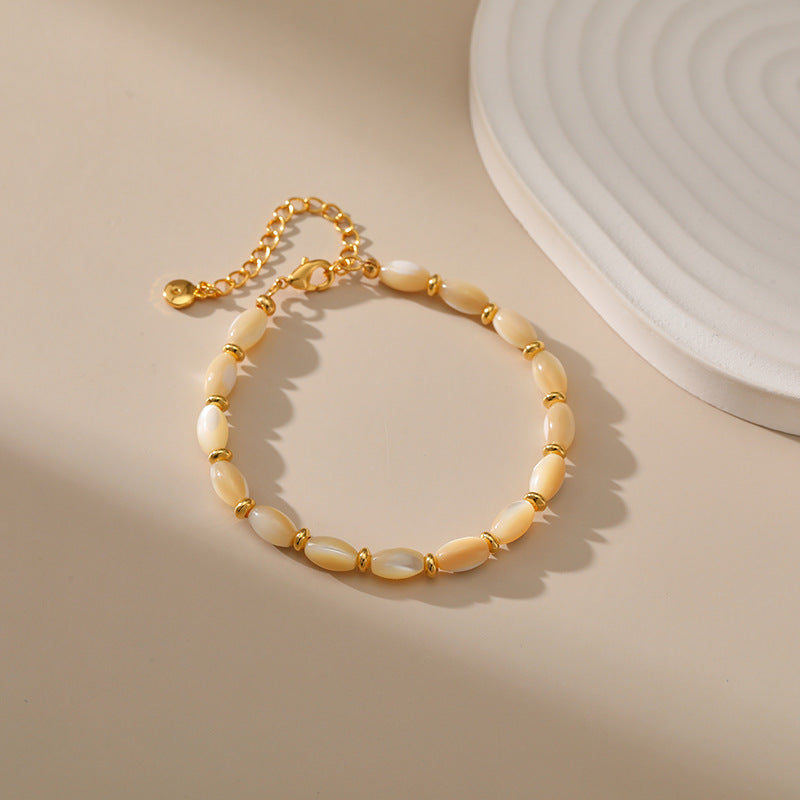 Natural Shell Beads  Bracelet