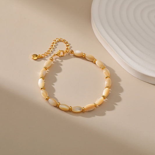 Natural Shell Beads  Bracelet