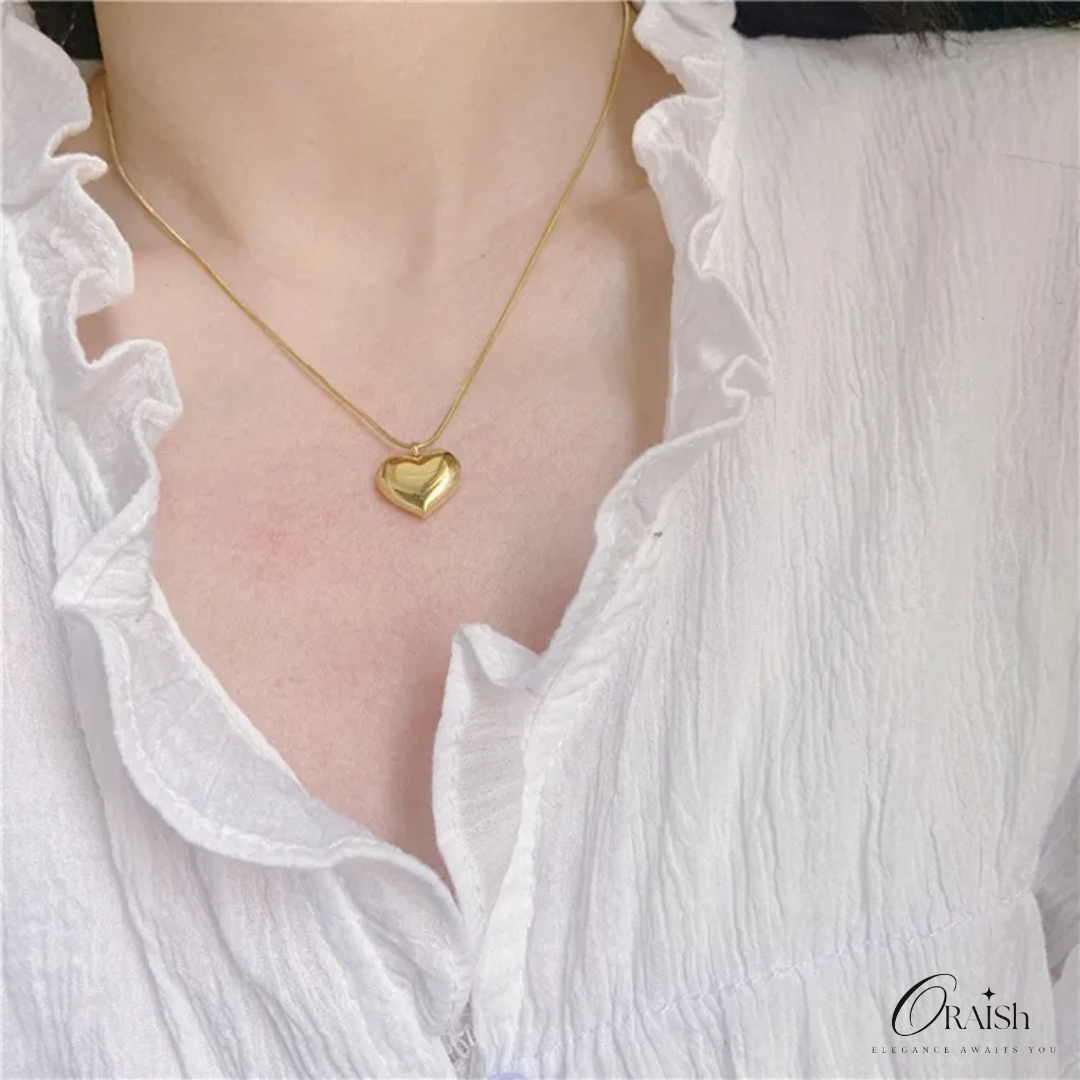 Heart Drop Necklace - Oraish Store