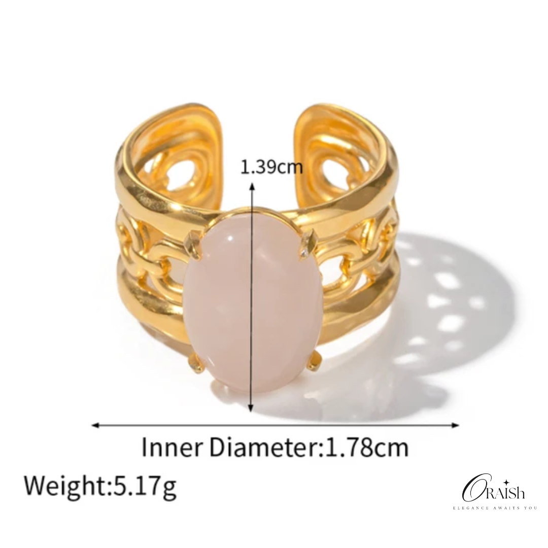 Crystal Bloom Ring - Oraish Store
