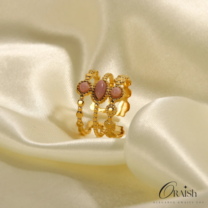 Pink Texture Ring - Oraish Store