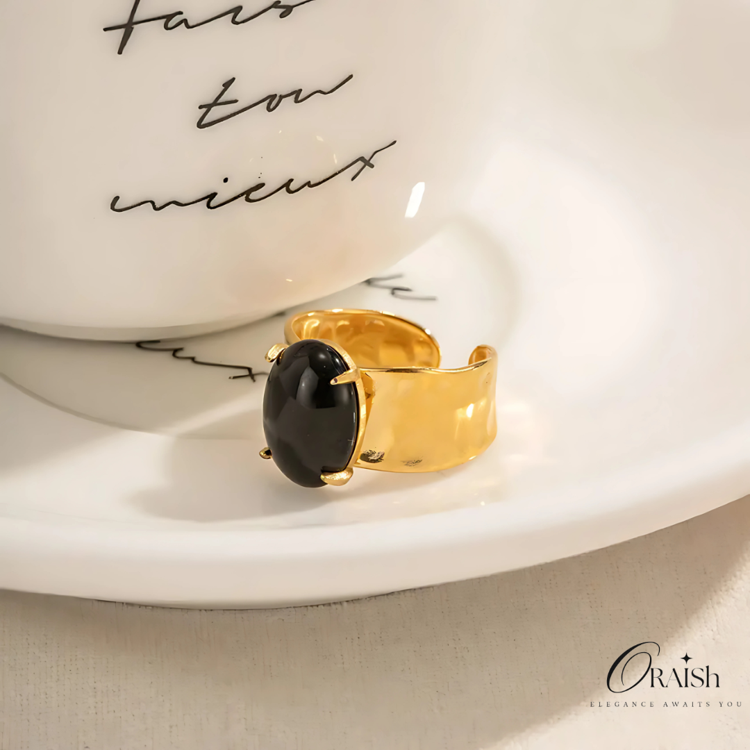 Charcoal Crush Ring - Oraish Store