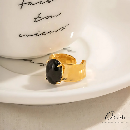 Charcoal Crush Ring - Oraish Store