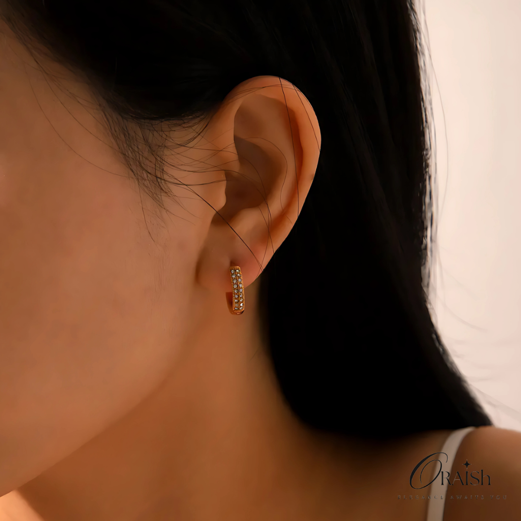 Zirconia Huggie Hoops - Oraish Store