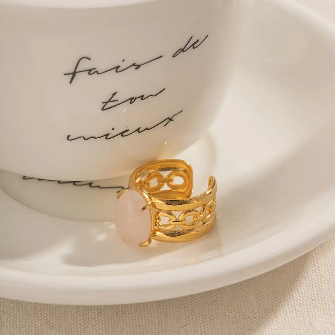Crystal Bloom Ring - Oraish Store