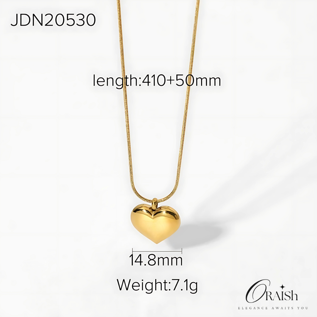 Heart Drop Necklace - Oraish Store