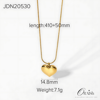 Heart Drop Necklace - Oraish Store