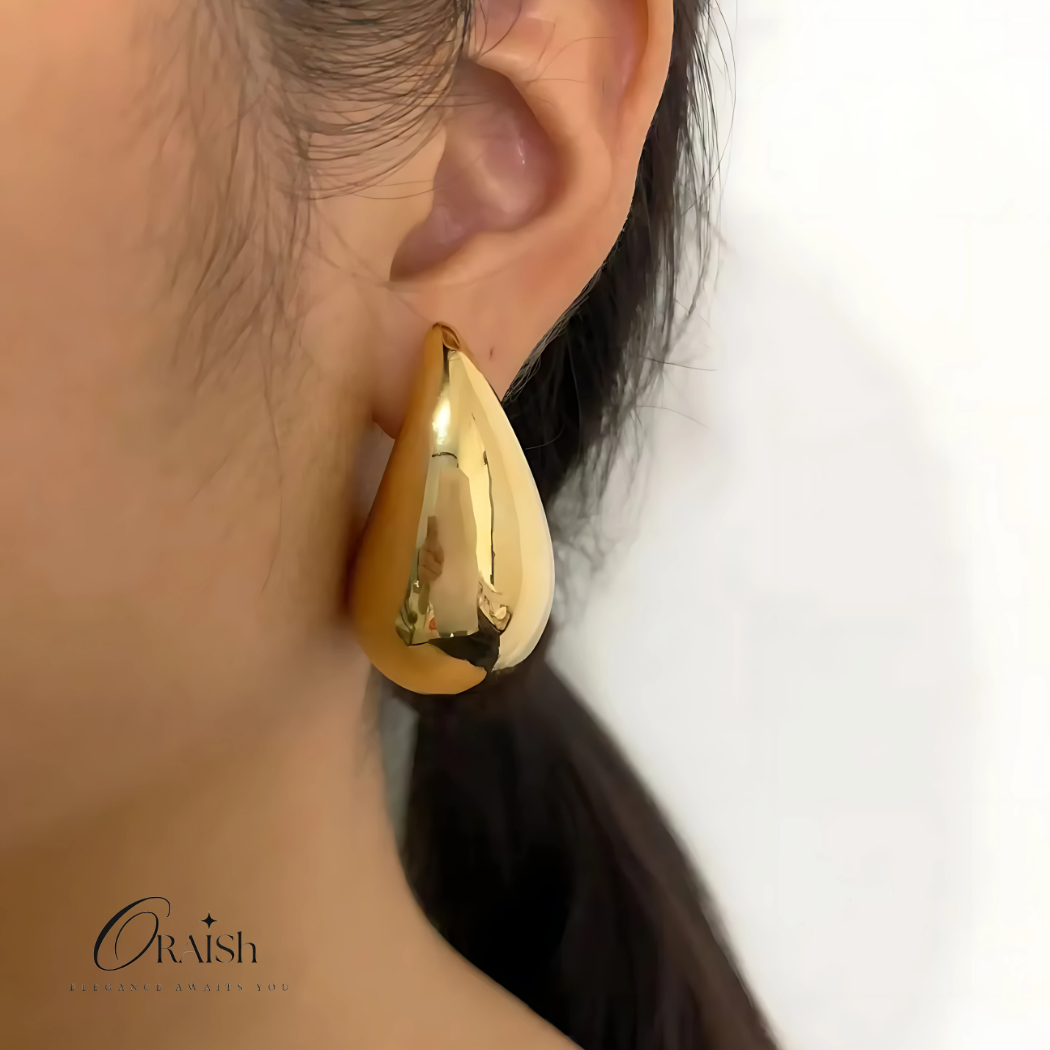 Golden Drop Earrings - Oraish Store