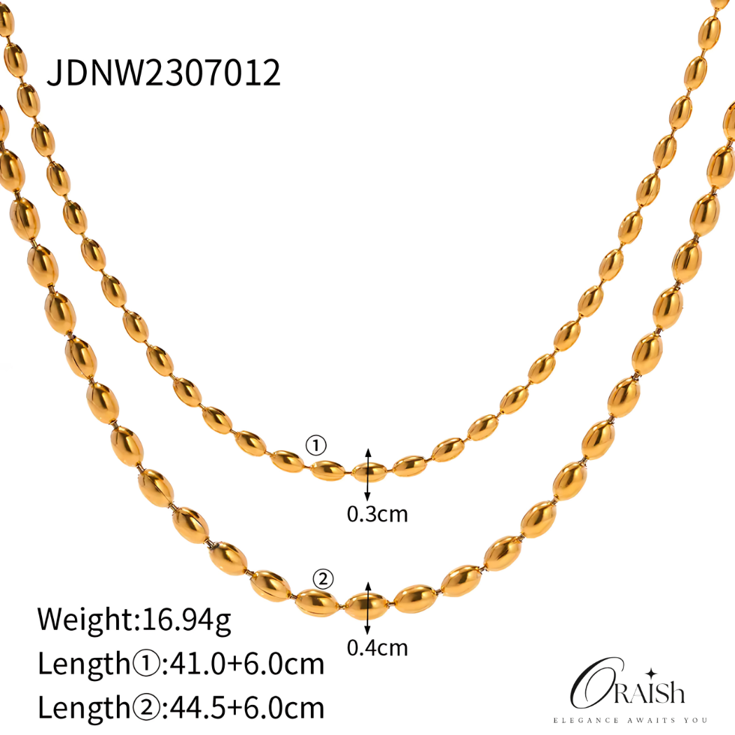 Echo Ripple Neckchain - Oraish Store