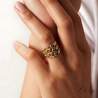 Emerald Ring - Oraish Store