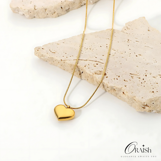 Heart Drop Necklace - Oraish Store