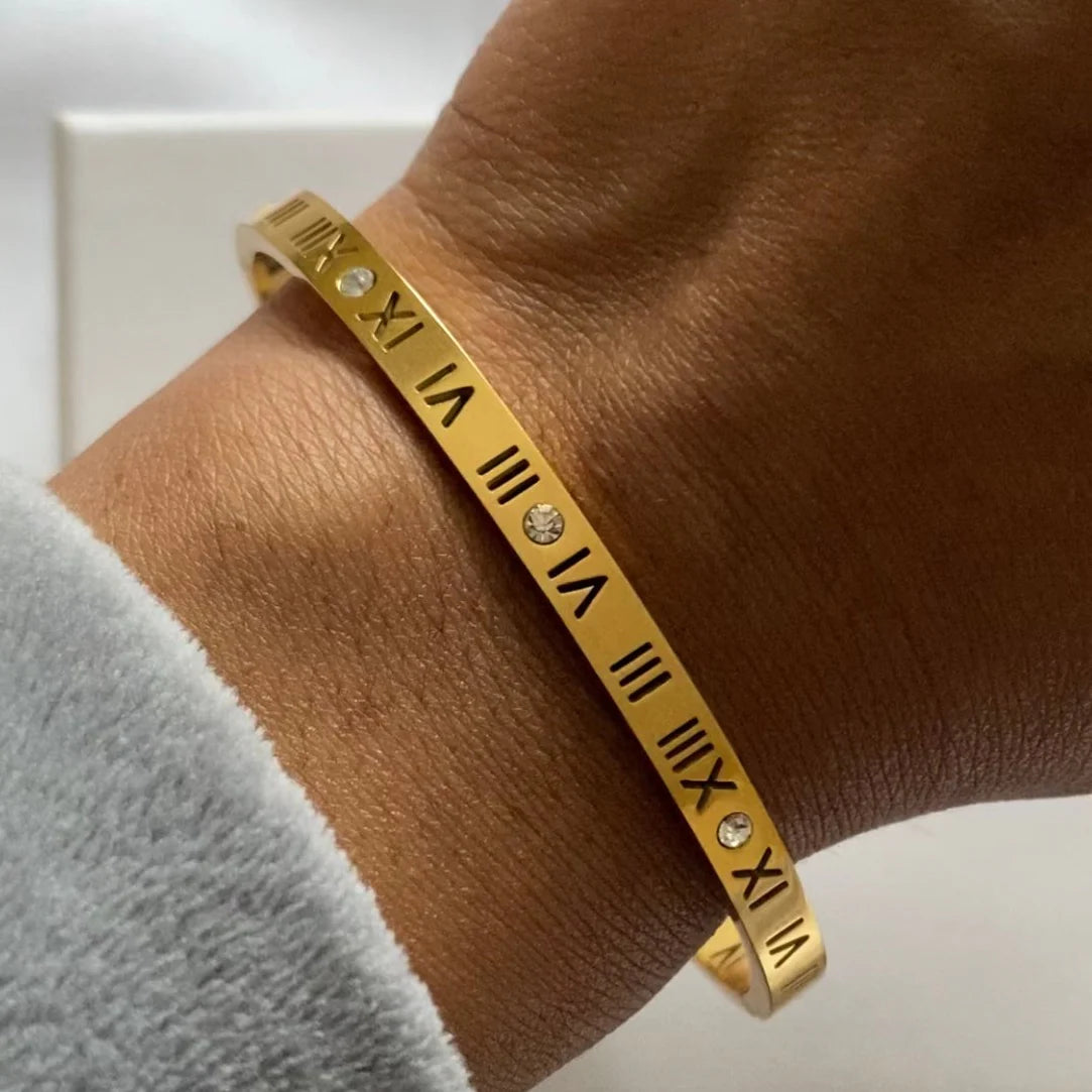 Roman numerals Bangle