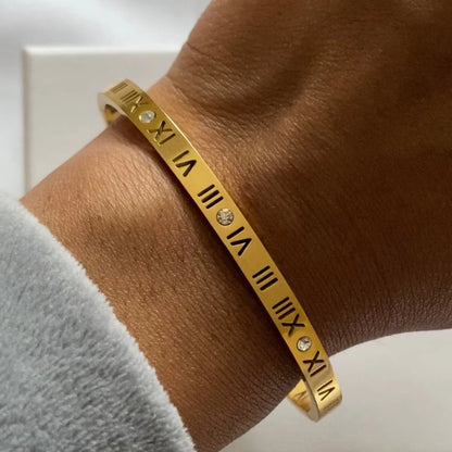 Roman numerals Bangle