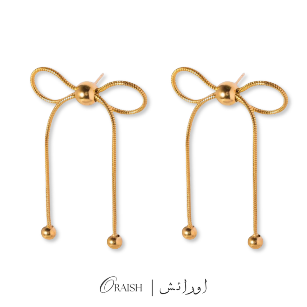 Long Bow Earrings