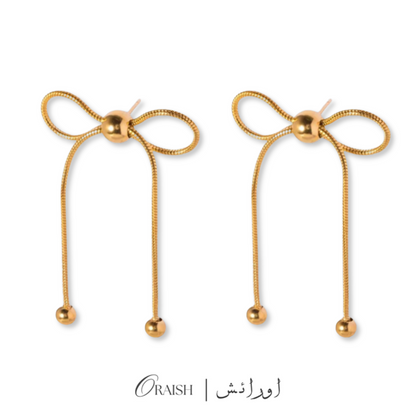 Long Bow Earrings