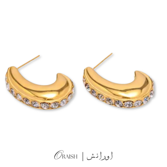 J shaped Earrings