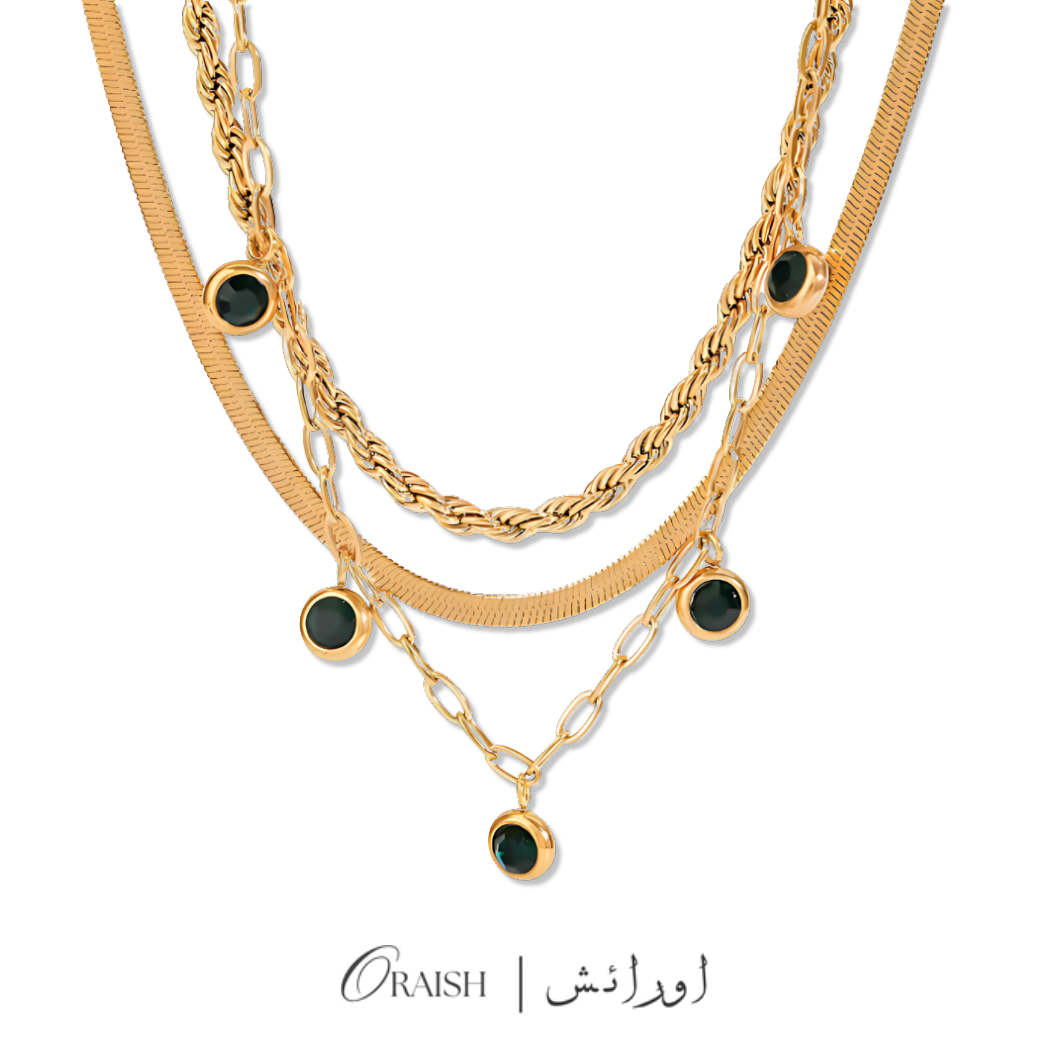 Onyx Multilayer Necklace