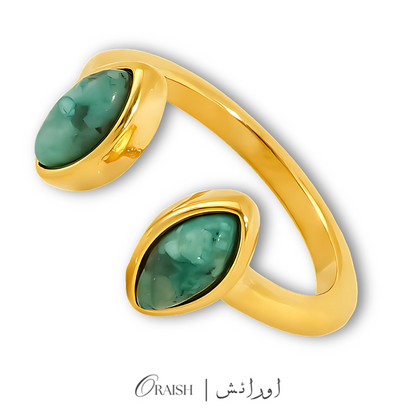 Jade Green Stone Ring