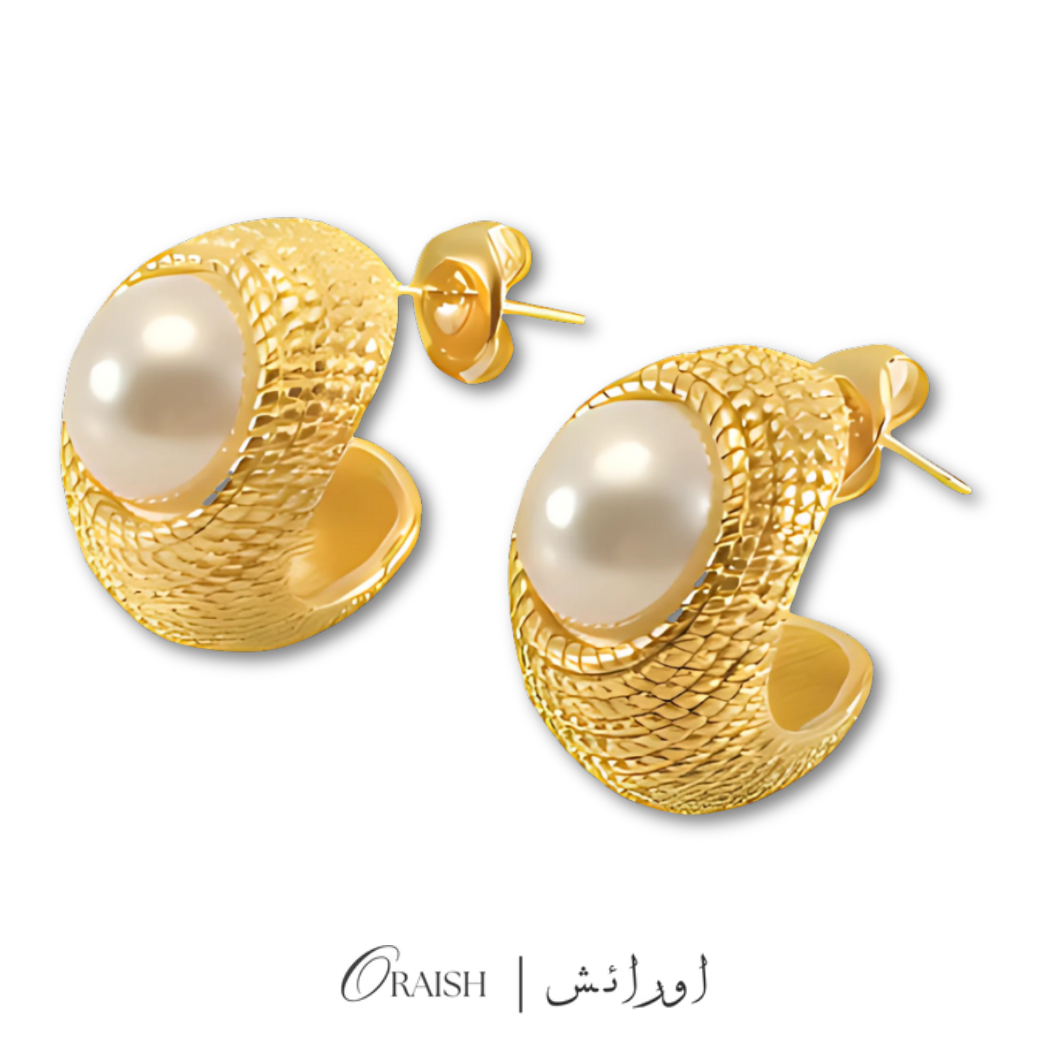 French Chunky C- Shaped Studs