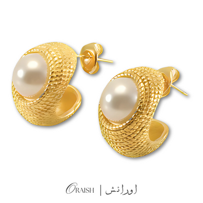 French Chunky C- Shaped Studs