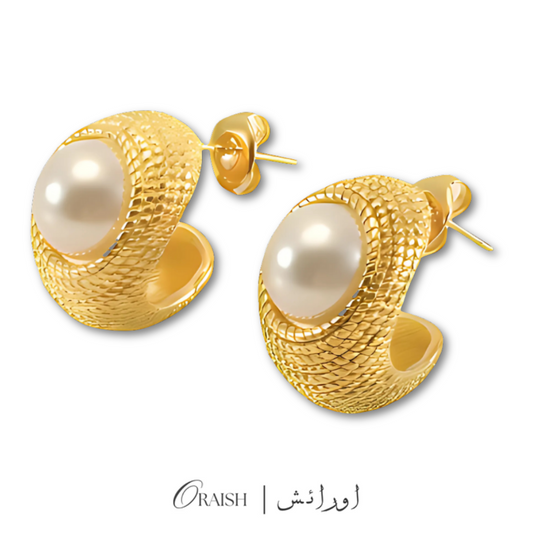 French Chunky C- Shaped Studs