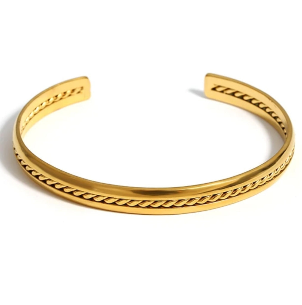 Vintage C-Shaped Bangle