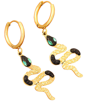 Punk Snake Earrings - Oraish Store