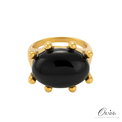 Black Onyx Ring - Oraish Store