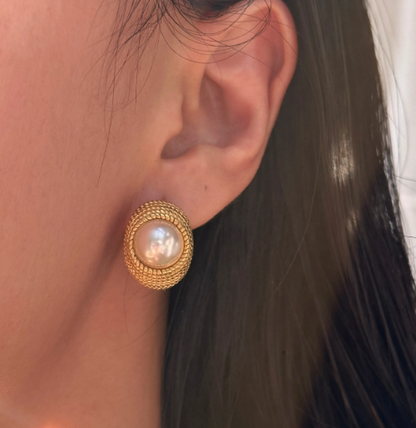 French Chunky C- Shaped Studs - Oraish Store