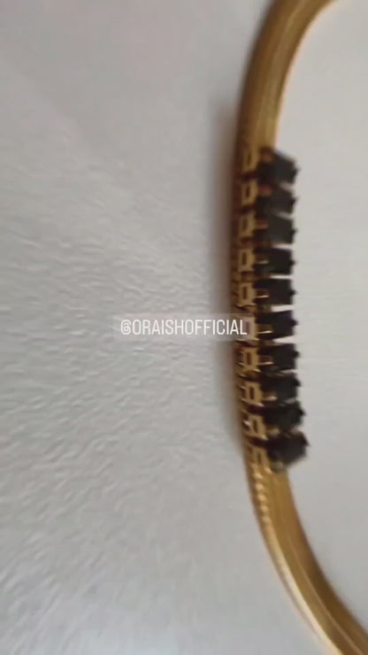 Zirconia Snake Choker Chain